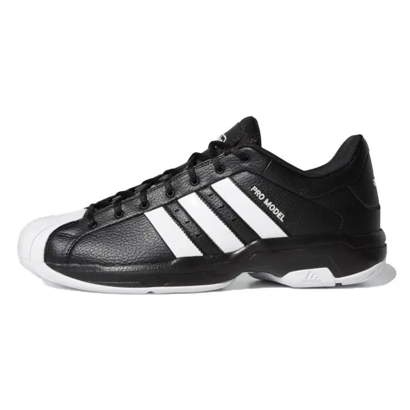 Adidas Pro Modelo 2G Baixo Preto Branco Tênis FX4980