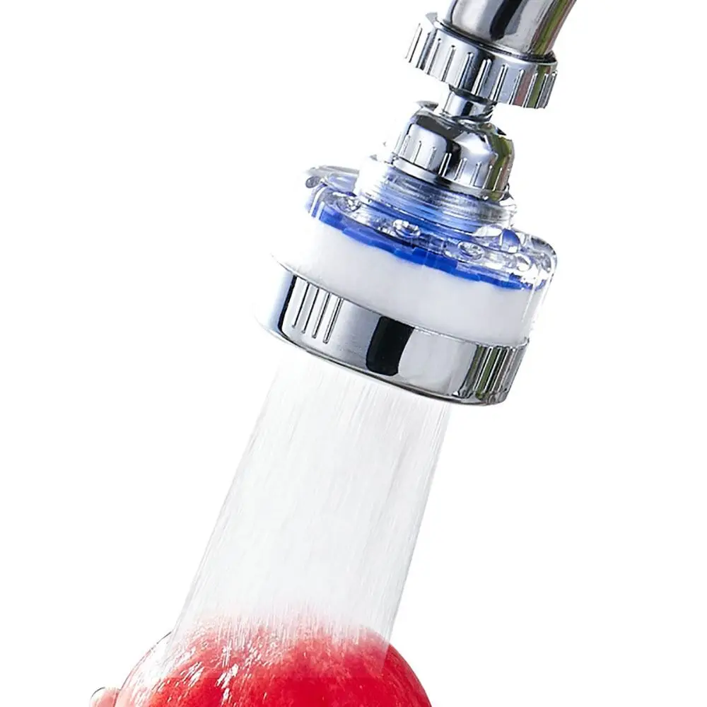 360 Degree Rotating Filter Splash-proof Faucet Shower Kitchen Sink Water Filter Faucet Nozzle Faucet Filter with Adapter