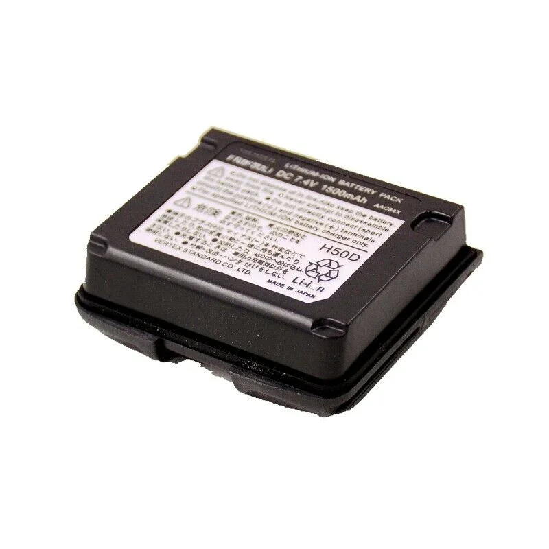 FNB80Li 배터리 팩, 1500mAh DC7.4 V, Yaesu Vertex VX7R VX6R VX5R 햄 라디오 전원 공급 장치 액세서리 교체