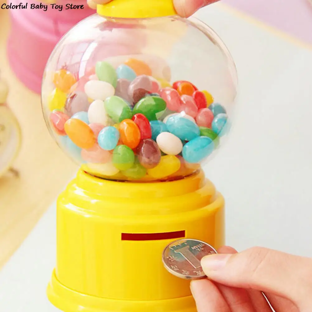 1 Pcs children's Money Boxes Novelty Plastic Creative Twist Candy Machine Mini Box Toys Funny Money Bank Toys For Kids Gift