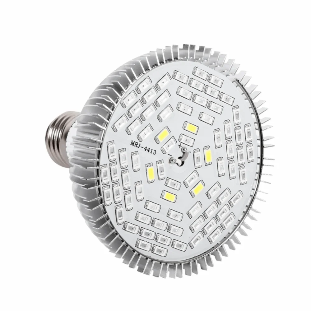 Full Spectrum Plant Grow Lamp 50W Power E27 Socket Grow Light Bulb Energy Saving 120 Degree Beam Angle Horticulture Grow Light