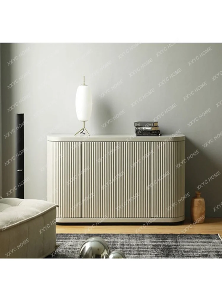 Modern Minimalist Living Room Xuan Side Cabinet Living Room Small Apartment Side Cabinet Light Luxury Light  Sideboard Cabinet