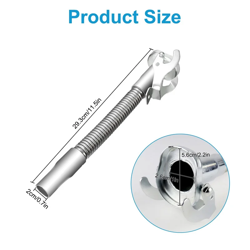 استبدال صنبور، فوهة، فوهة صب مرنة مناسبة لمعظم علب الزيت سعة 5 جالون، يمكن أن تنبت الوقود #3