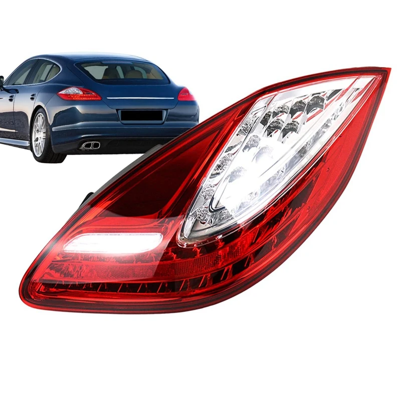 Luz traseira traseira LED para Porsche Panamera 2010-2013, lâmpada de freio, Turn Signal, peças para Panamera