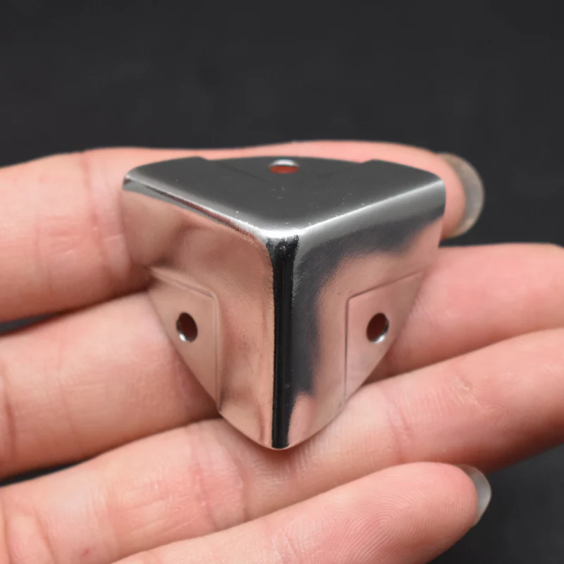 

Iron Luggage Corners Hardware Furniture Corner Protectors Korean Style Luggage Accessories Triangular Edges Small Corner Codes