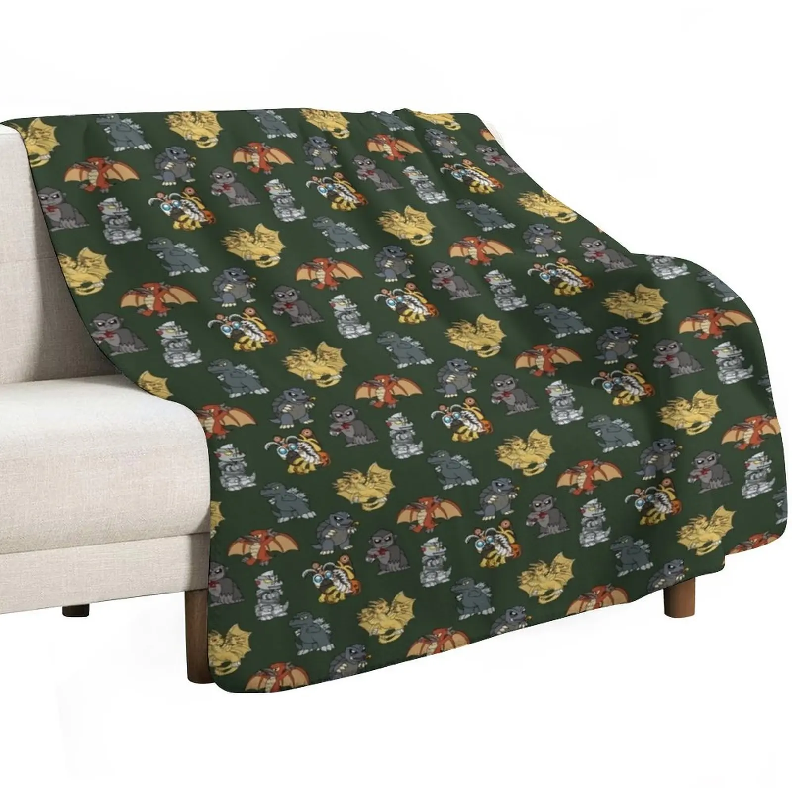 Cuddly Kaiju Collective Throw Blanket Sofa Throw sofa bed Baby Luxury Thicken Single Blankets