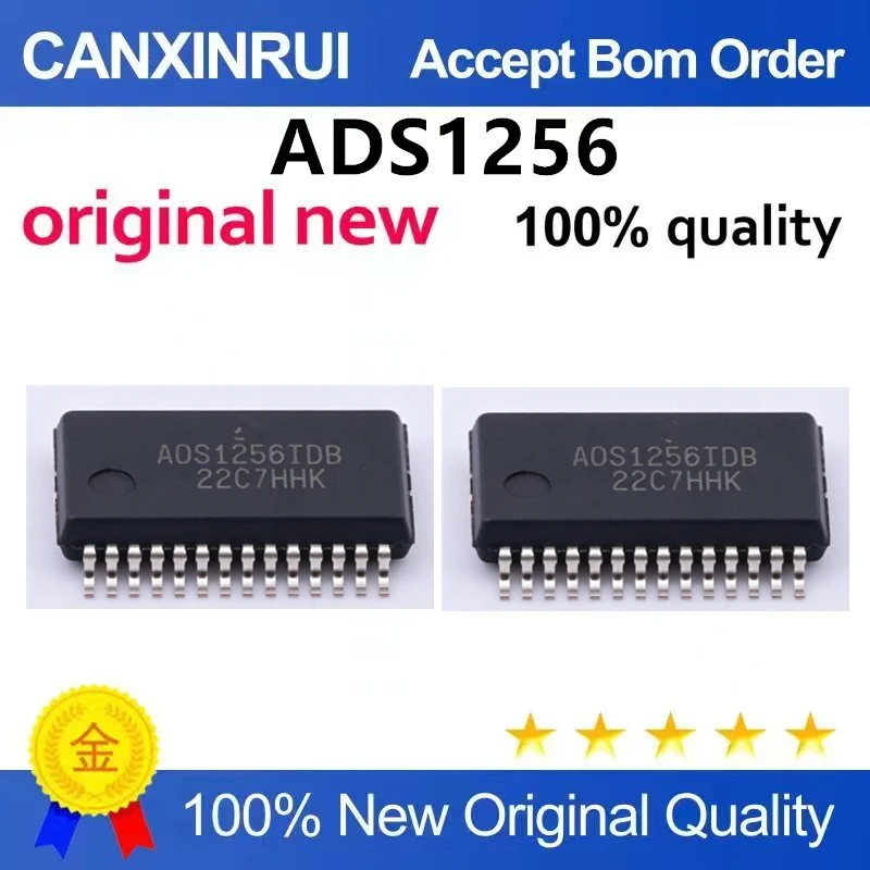 （5pcs-10pcs）Brand new original ADS1256 24 bit 8-channel ADC AD data acquisition card high-precision acquisition module