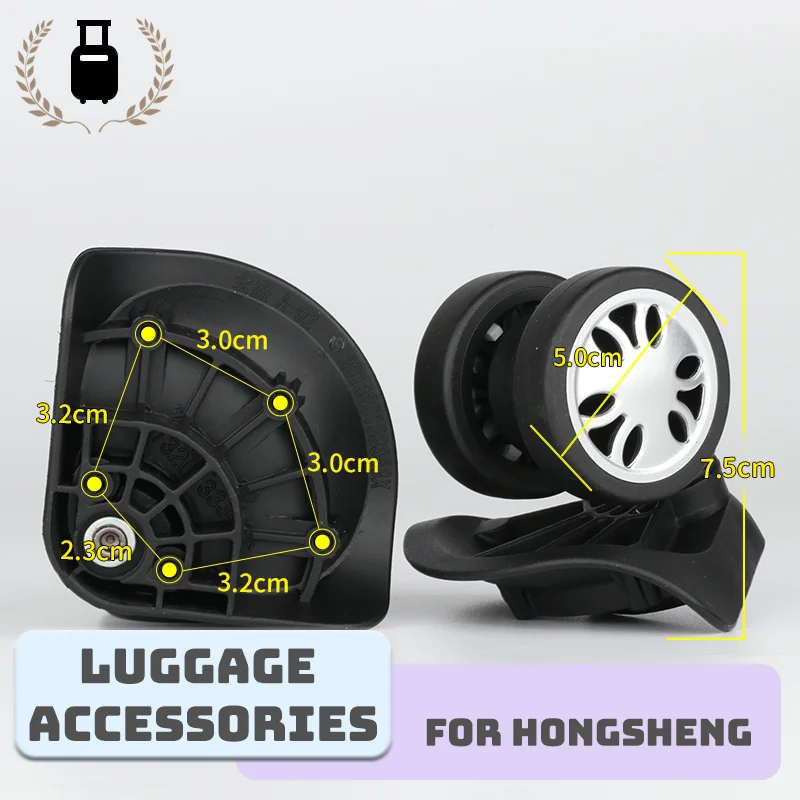 

For Hongsheng A92 Universal Wheel Replacement Suitcase Smooth Silent Shock Absorbing Durable Wheel Accessories Caster Wheels