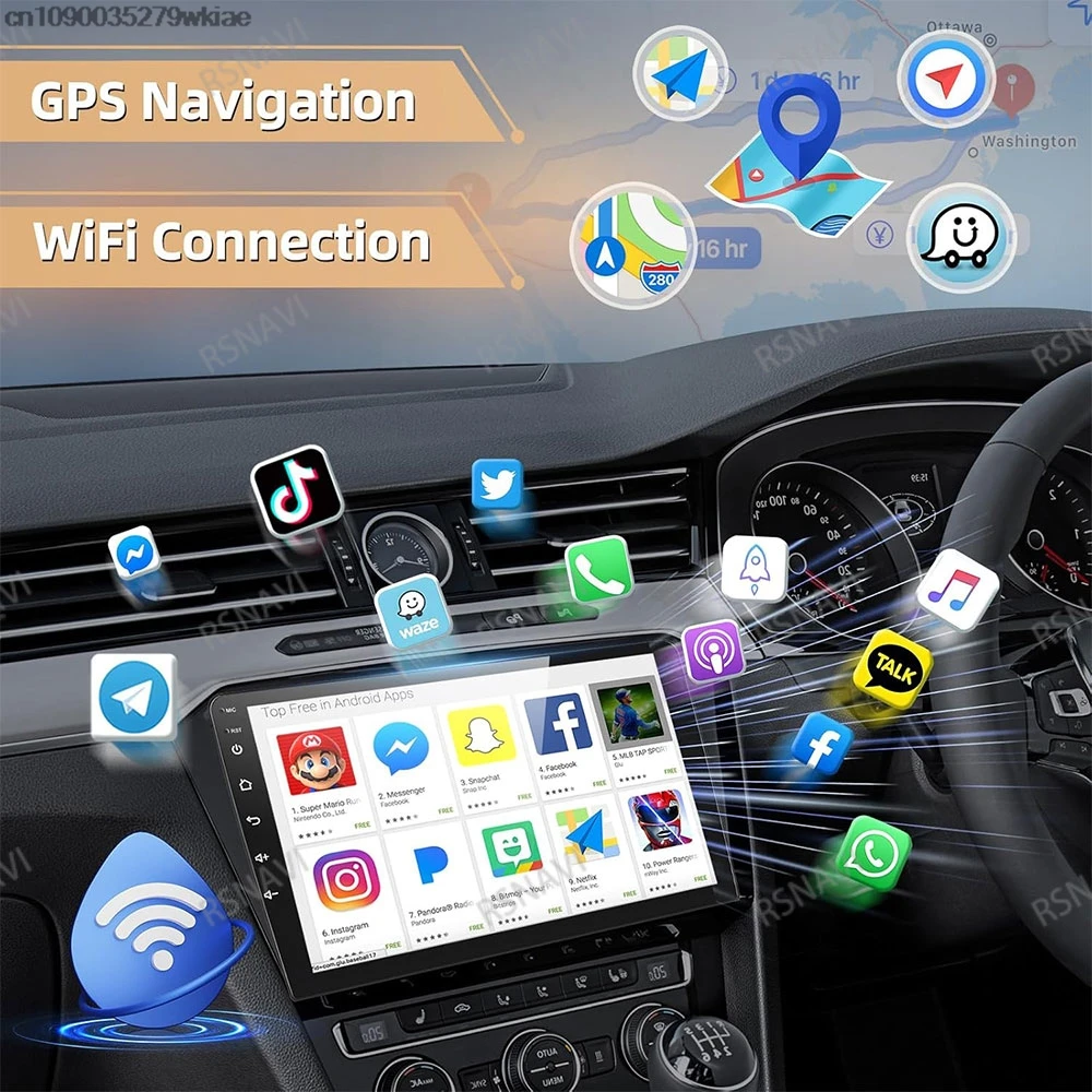 راديو السيارة أندرويد 15 لميتسوبيشي لانسر 9 10X2008 2009 2010 2011 - 2016 BT الملاحة اللاسلكية Carplay السيارات كوالكوم ستيريو #6