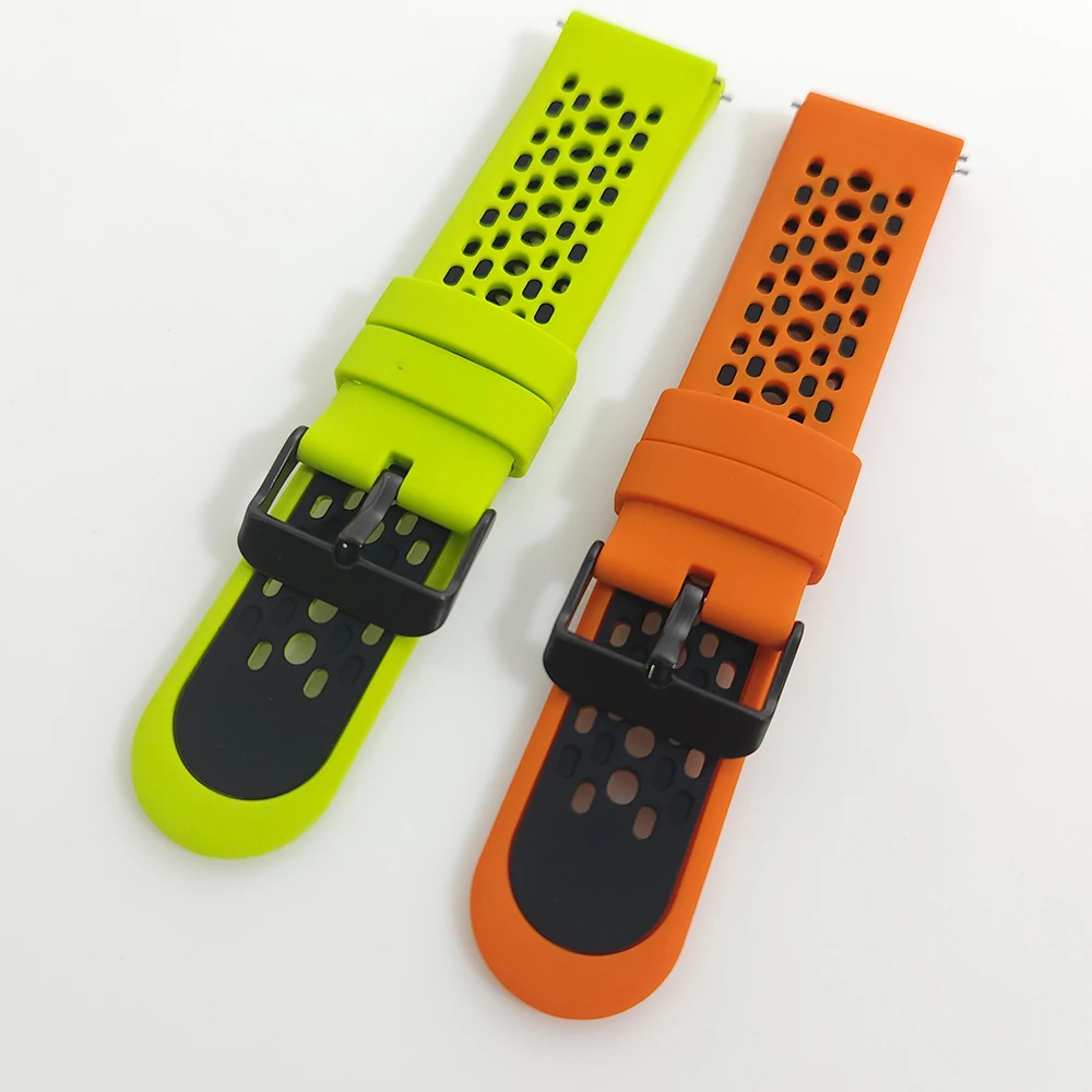 22ミリメートル交換ストラップxiaomi腕時計S1アクティブ/色2/mi腕時計グローバルバージョンシリコーンリストバンド時計バンドブレスレットベルト
