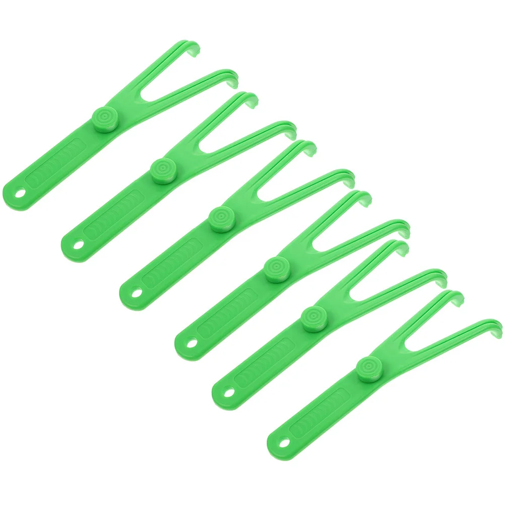

6pcs Reusable Handle Holder Tooth Cleaning Stick Refillable Floss Pick Refillable Floss Pick Lightweight Storage