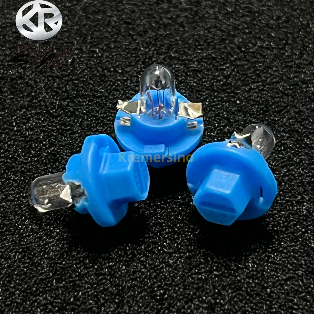 10 Pieces 12V 1.2W B8.4d Bulbs Lamps BAX Blue for Audi Mercedes Benz BMW Opel Volvo Dashboard Instrument