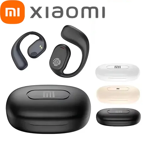 새로운 Xiaomi 뼈 전도 이어폰 무선 스포츠 이어 버드 방수 터치 컨트롤 소음 감소 HiFi 3D 스테레오 블루투스