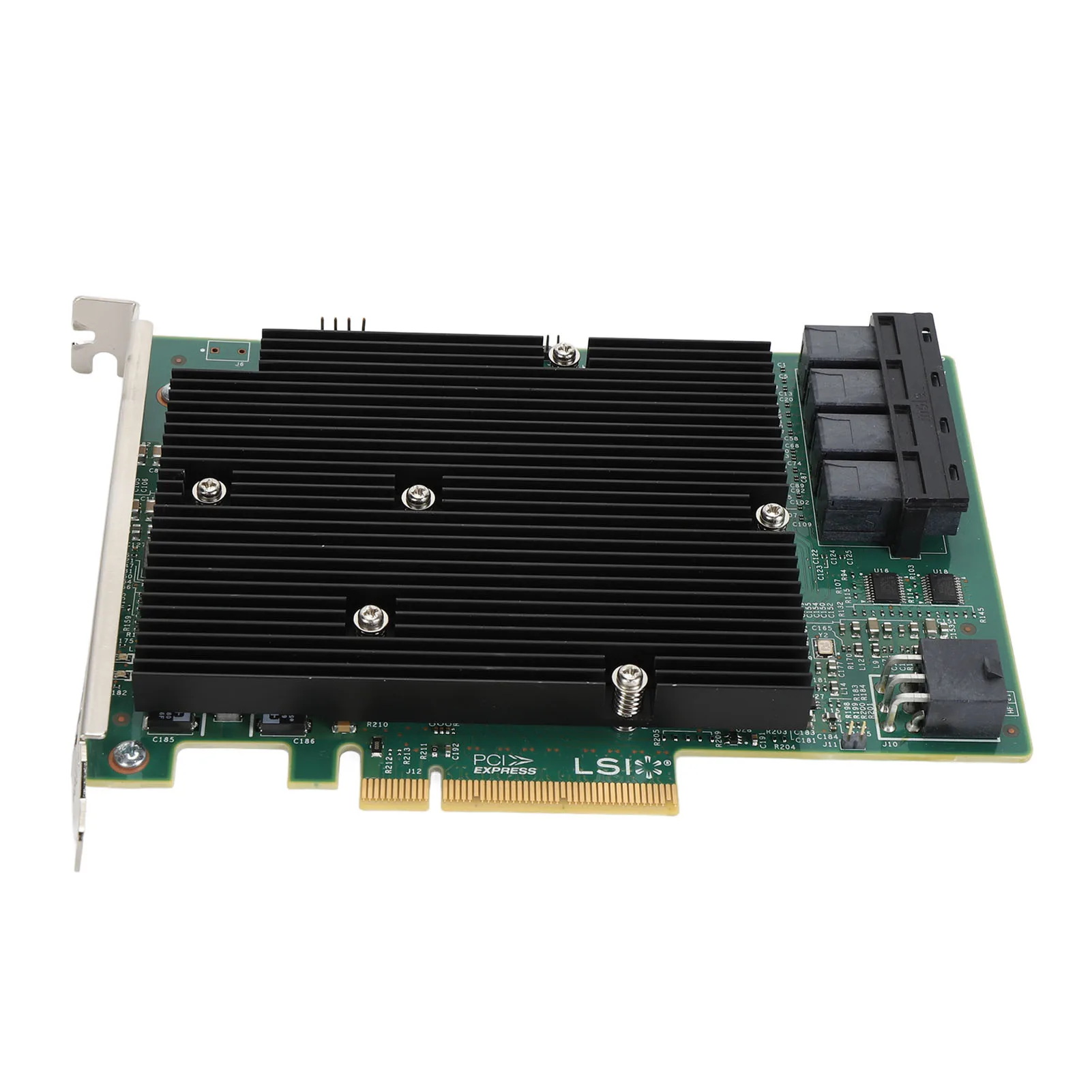 بطاقة LSI SAS 9300 16I HBA PCB متينة 12 جيجابت في الثانية 16 منفذ SATA SAS بطاقة تحكم HBA لنظام التشغيل Windows لـ Linux لـ VMware لـ FreeBSD