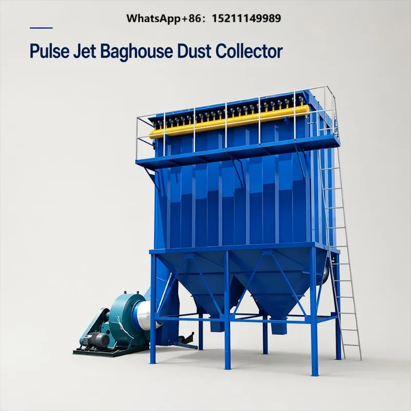 New 99.99% Efficiency Industrial Bag Dust Collector Air Filter System for Environmental Protection