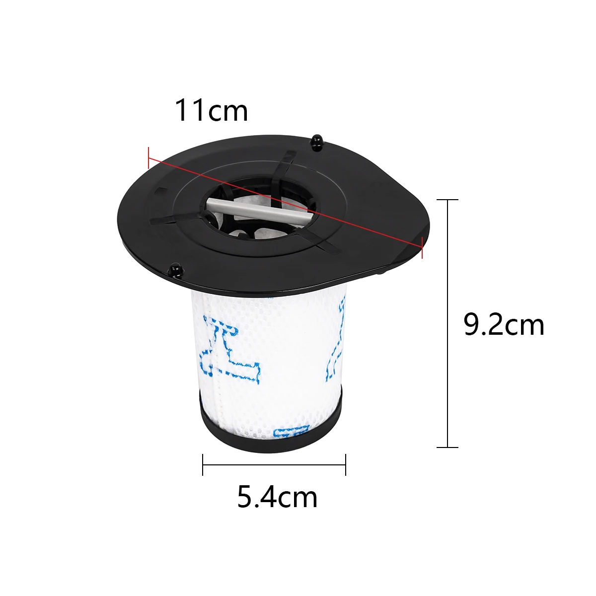 1 pz polvere filtro Hepa per Rowenta ZR009002 RH9252 RH9276 RH9286 RH92 Robot aspirapolvere accessori di ricambio parti