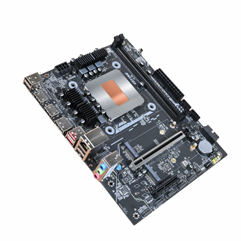 DIY-Gaming-Computer-Motherboard mit integrierter CPU 13. Core Interpose Kit Q1J1 ES 0000 8C12T DDR4 RAM LGA115X Desktop-PC