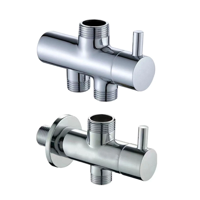 2 Modes Water Splitter for Shower Wall Mounted Shower Head Durable & Provides Even Water Distribution Simple Installs