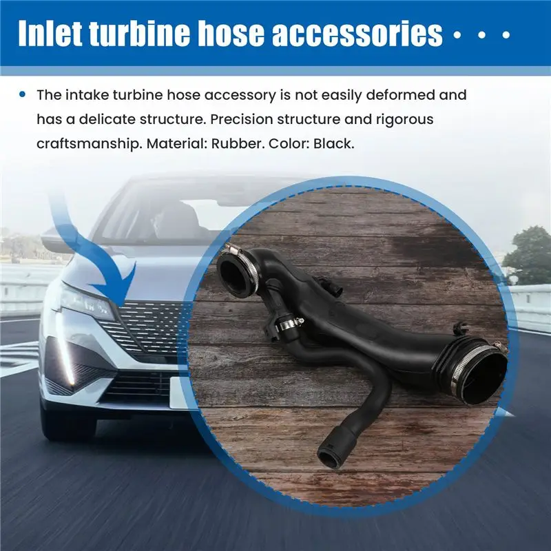 A96E-Air Intake Turbo Hose 1440Q6 For 308 408 3008 5008 207 508 RCZ 1.6 16V Citroen C4 C4L C5 III DS5 Picasso