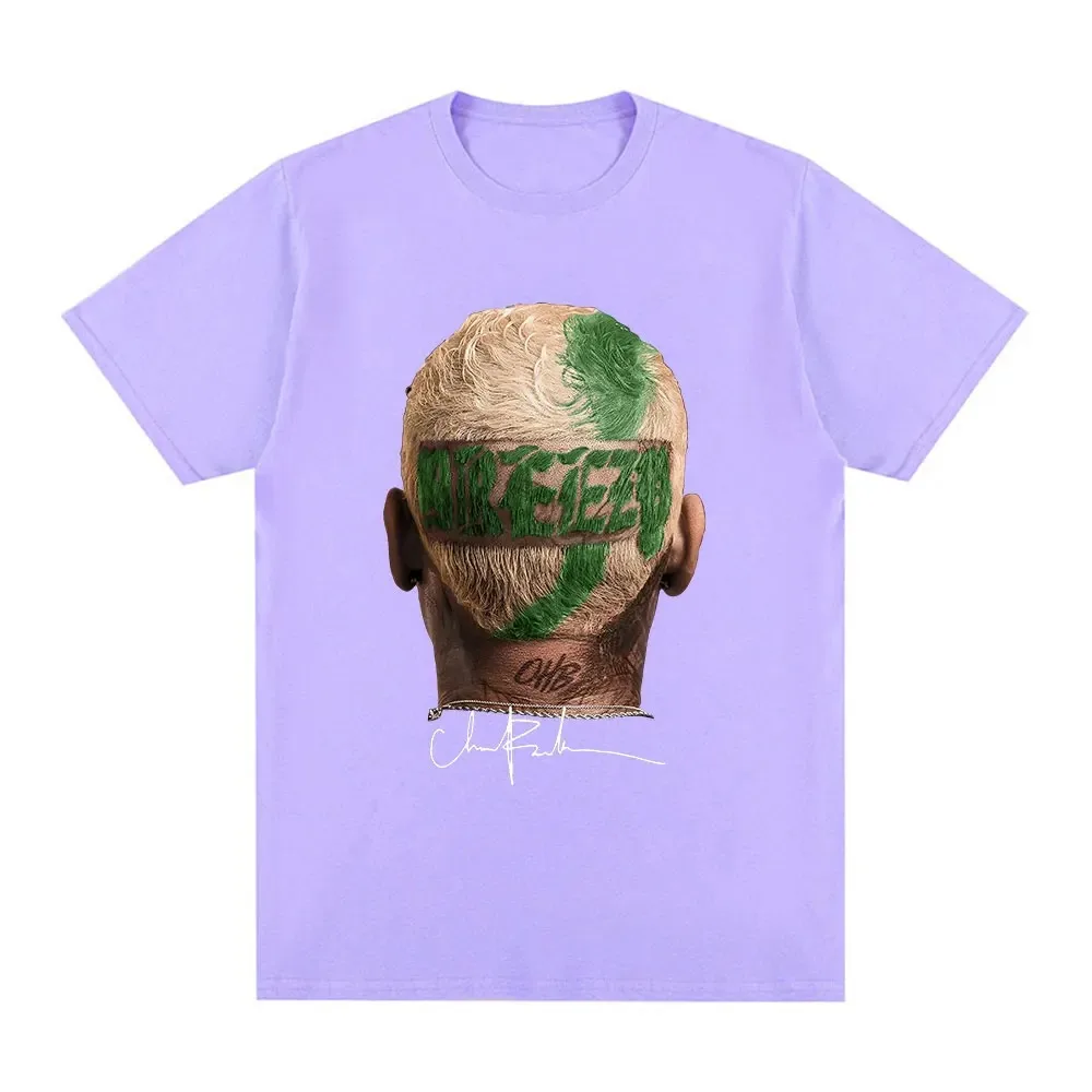 Chris Brown Tee Merch T-shirts Cosplay Women Men Fashion Casual Crewneck Short Sleeve T-shirt Gift Streetwear Clothing