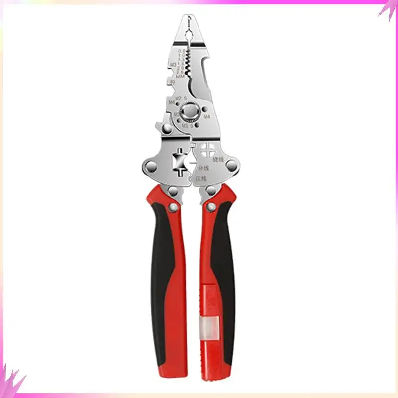 B50c dobrável novo descascador de fio com lápis de teste profissional corte e puxando fios multifuncional descascador de fio