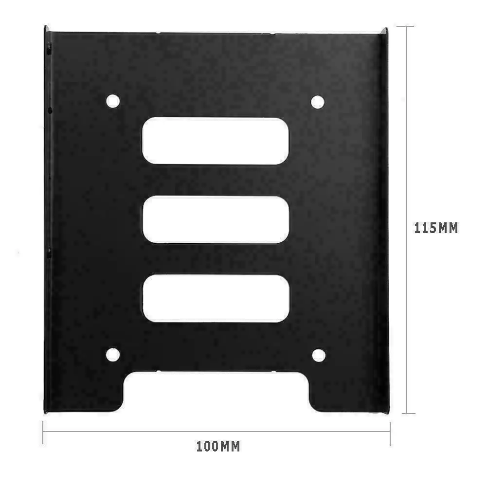 Festplatten fach Metall 2,5 Zoll bis 3,5 Zoll SSD-Festplatte Metall halterung Adapter halterung