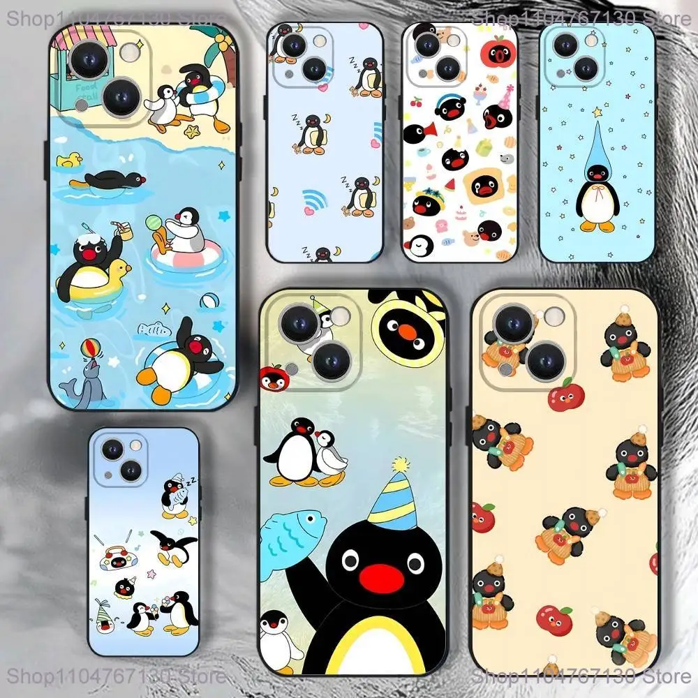 

Funny Cartoon cute capybara Phone Case For iPhone 17,16,15,14,13,12,11,Pro,XS,Max,XR,Plus,E,SE4,Mini Black Soft Cover