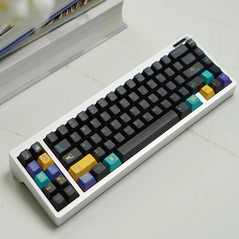 FBB KeyCaps Artist Style PBT DYE-SUB For Cherry Profile Mechanical Keyboard Key Cap MX switches For DIY Gift Accessory 1.5mm