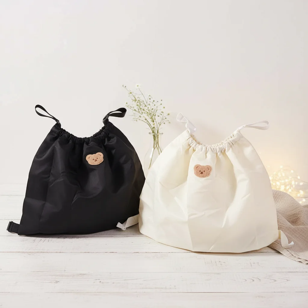 

Nylon Baby Stroller Storage Bag Mummy Bag Baby Pram Organizer Mummy Bag Stroller Cup Holder Multifunctional