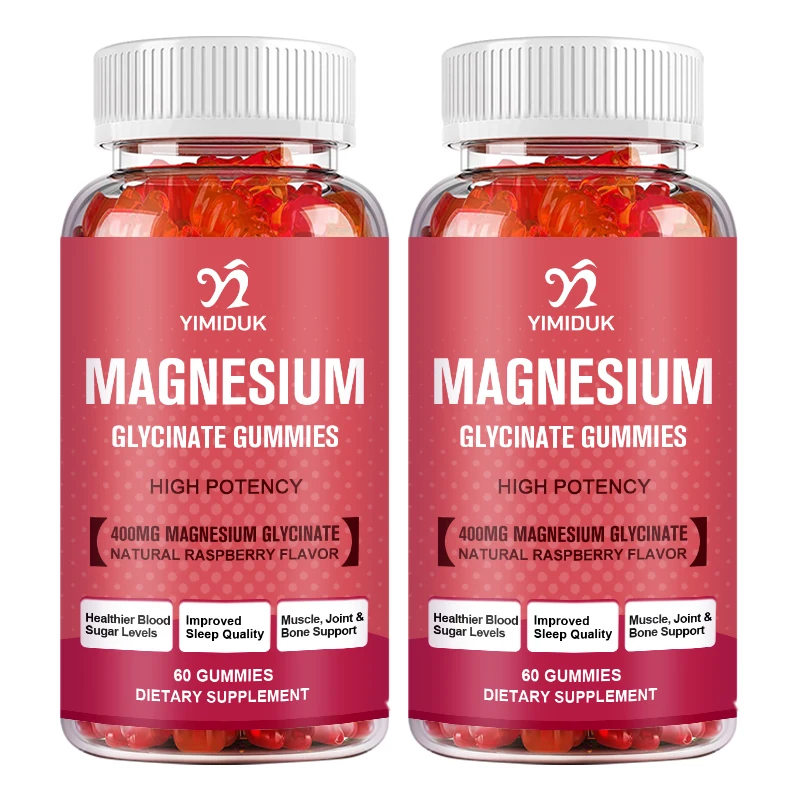 Magnesium Glycinate Gummies Calm Relieves Stress Support Sleep Support Memory Concentration & Muscle Spasms