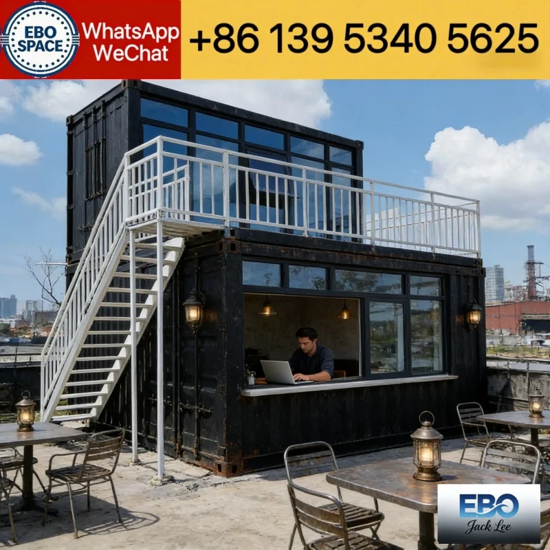 20ft Container House Expandable Box Folding House Outdoor Holiday Villa Garden House Expandable Box House