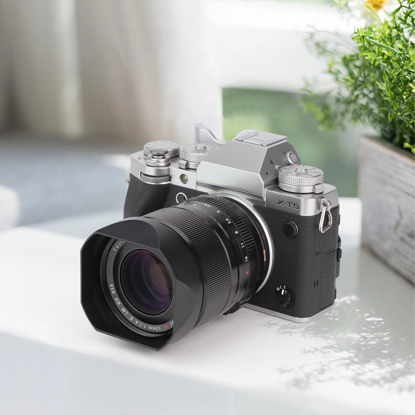 Haoge Metal Lens Hood for Fujifilm XF33mm F1.4 R WR 58mm