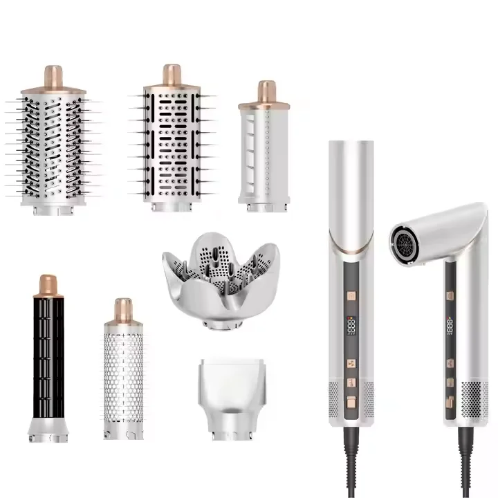 Professional Foldable High Speed 1400W Ionic BLDC Hot Air Curling Iron Brushless