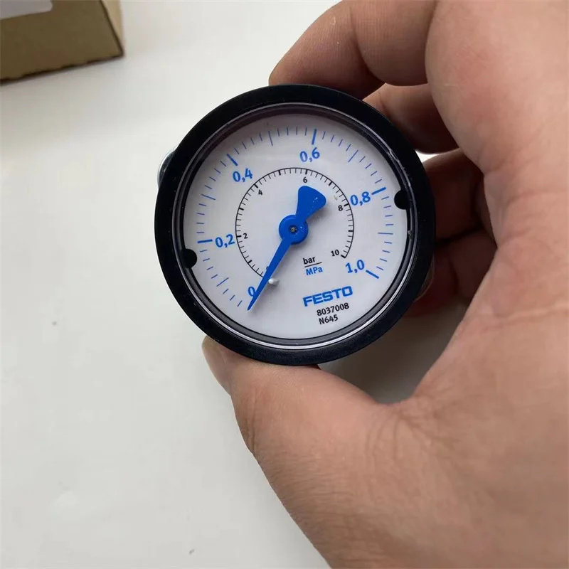 New Original FESTO 50 dial panel type 1M pressure gauge PAGN-P-50-1M-G14 8037008