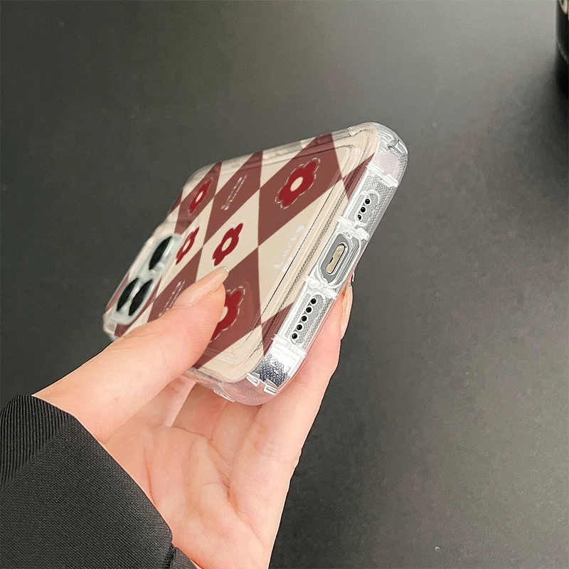 J4445 Fall Prevention Cushion Type For Samsung Galaxy S23 S22 S21 S20 Plus Note 10 20 Ultra Case DIY Soft TPU Cover