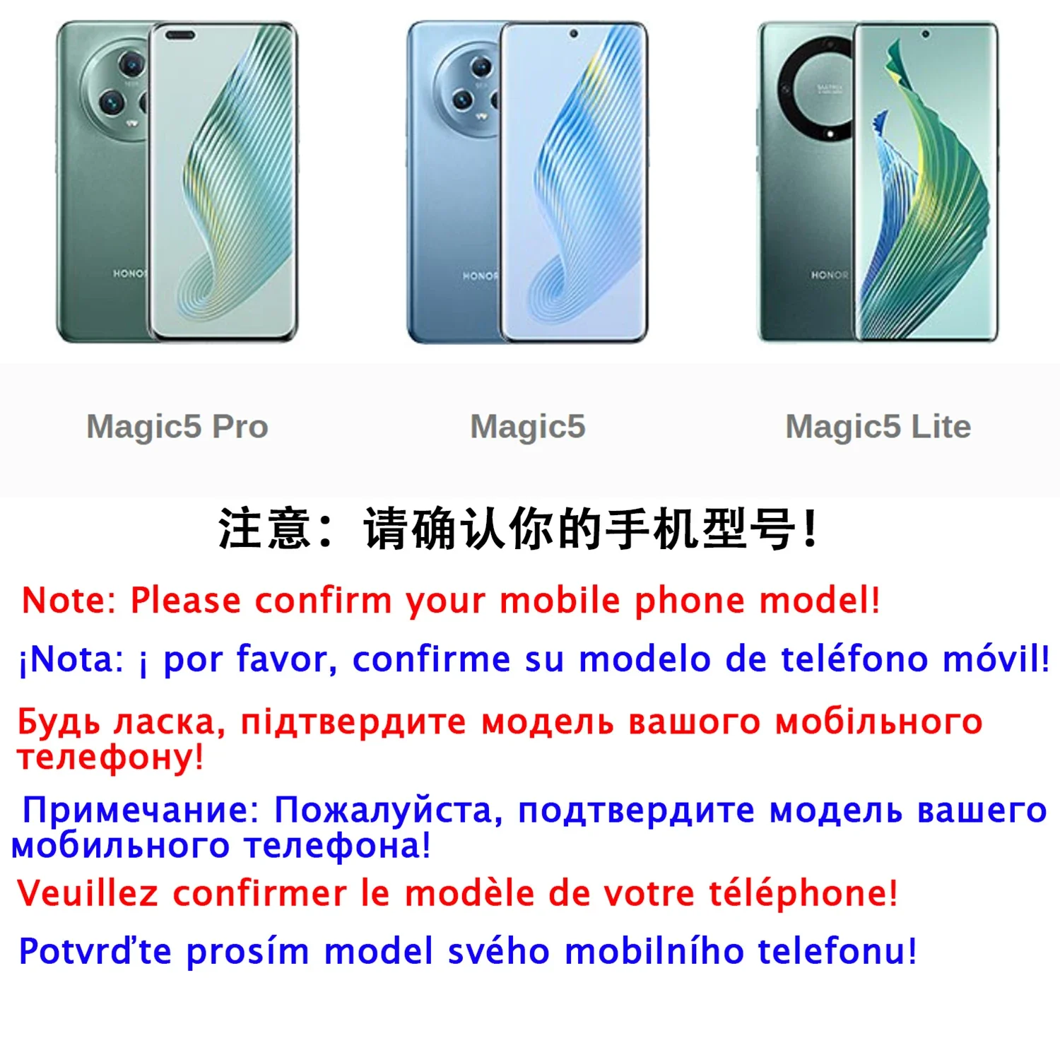 Case for Honor Magic 5 / Magic 5 Pro / Magic 5 Lite Clear Cute Gradient Slim Anti Scratch Flexible TPU Shockproof Phone Cover