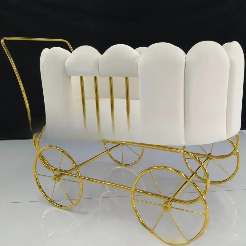 Cradle Baby Coaxing Artifact Rocking Chair Fashion Swing Multifunctional Mobile Children's Cradle Crib