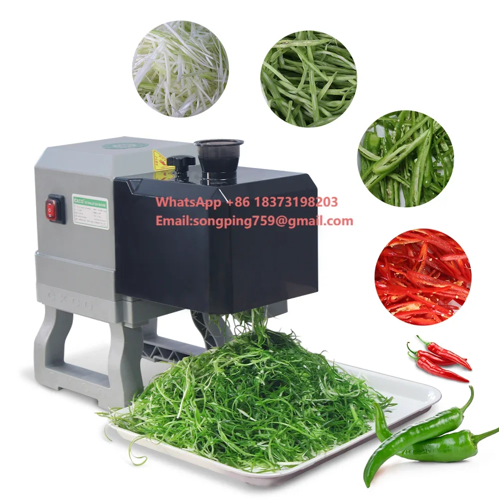 

Automatic Fast Commercial Vegetable Chopper Spinach Cutter Spring Onion Shredding Machine for Restaurant