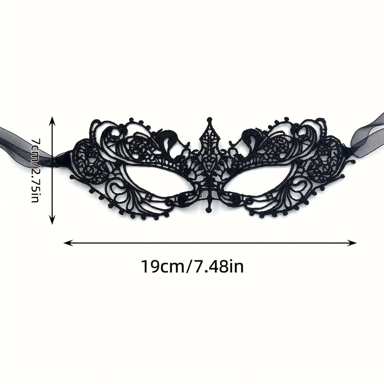 1pcs Fashion Simple Premium Lace Face Mask for Women Girls Party Hair Accessories