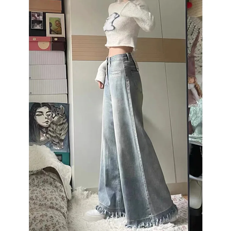 

Youthful Woman Clothes Street Wear Flared Bell Bottom Bootcut Trumpet Leg Lengthening Pear Shaped Silhouette Female Denim