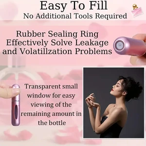 Travel Mini Perfume Rechargeable Atomizer Portable Settlement Size Perfume Pump Case Fragrance Empty Spray Bottle 5ml 10 Main Sales Bottle Perfume - №10