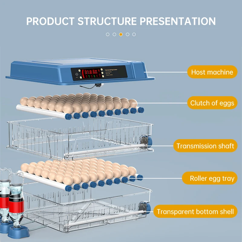 High Quality Small Automatic 392 Pieces Egg Incubator For Poultry
