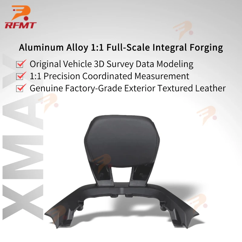 Motorcycle Rear Passenger Seat Tailstock Backrest Cushion Pad NEW For Yamaha XMAX 300 X-max300 Xmax300 2023-2026