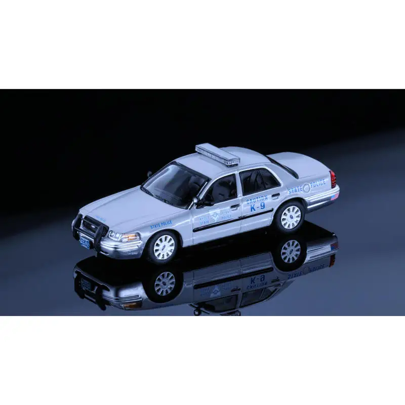 Rollin 1/64 RISP K-9 Police Car Ford CV Diecast Car Model Alloy Simulation Collection Toy Gift For Boys#peetyeee - view 5