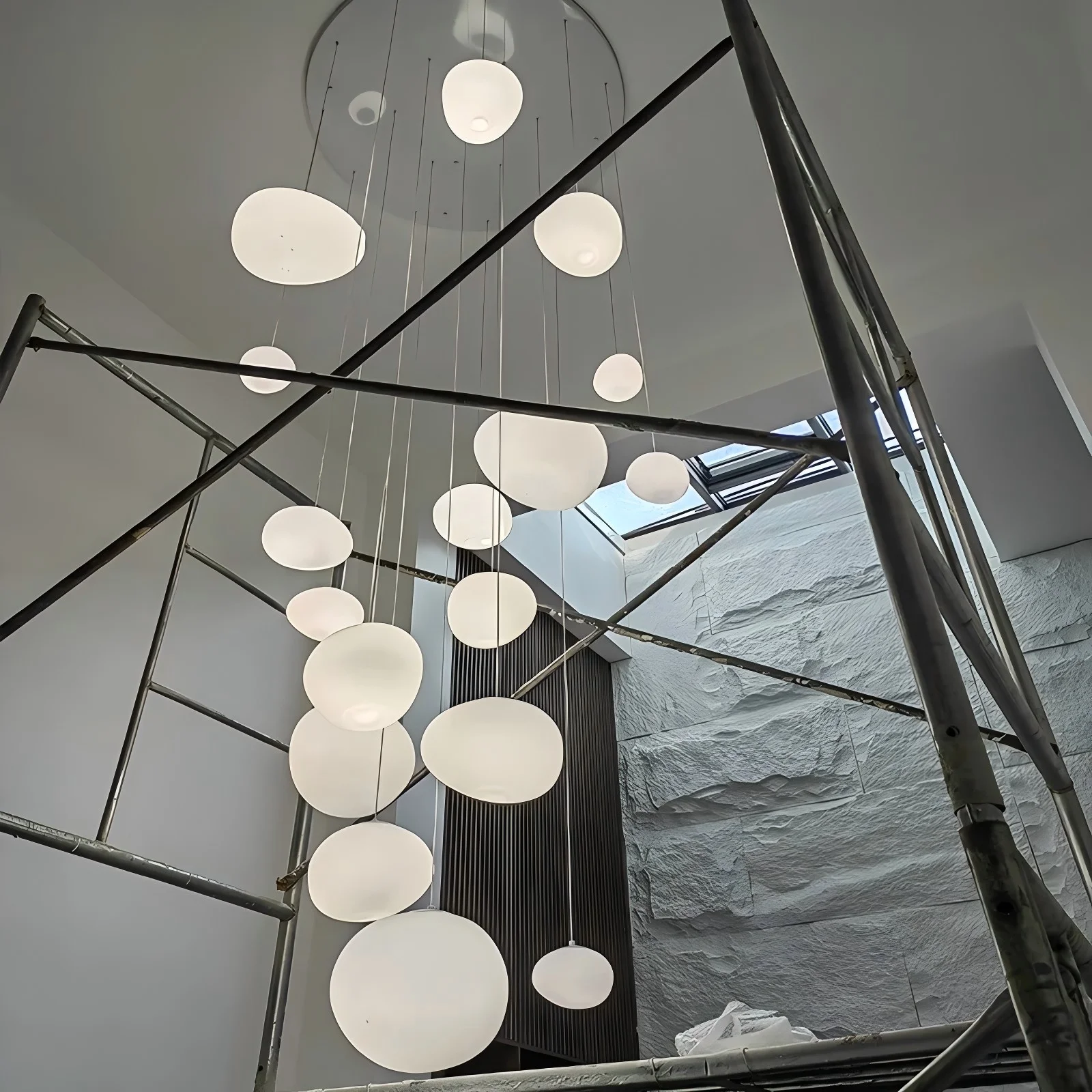 ديكور المنزل الاسكندنافي، ثريا الدرج، أضواء قلادة لغرفة المعيشة وغرفة النوم وغرفة الطعام، ضوء السقف، الإضاءة الداخلية