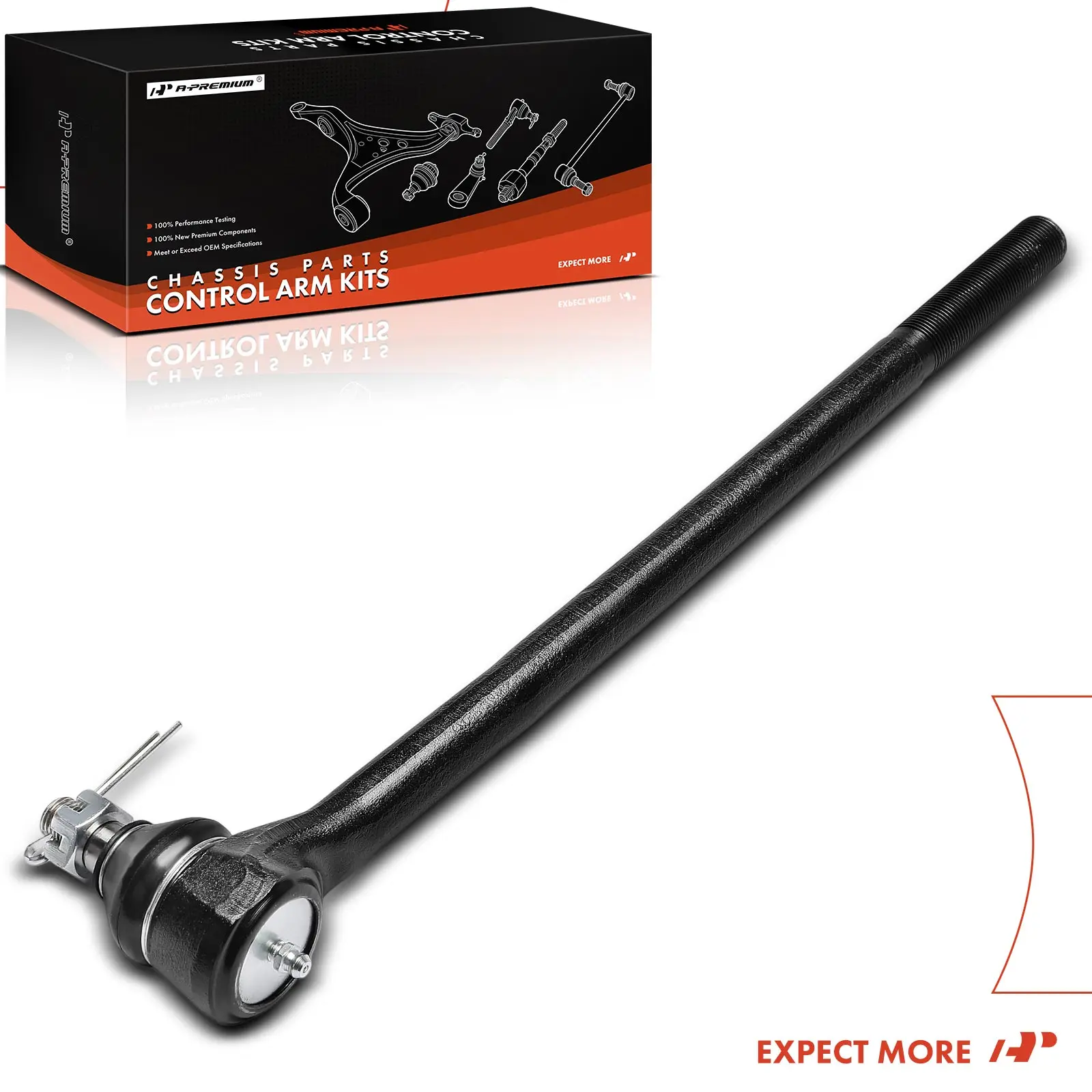 A-Premium Front Left Inner Tie Rod End for Ford Ranger 1989-1997 Bronco II 1989-1990 Mazda B2300 B3000 B4000 1994-1997