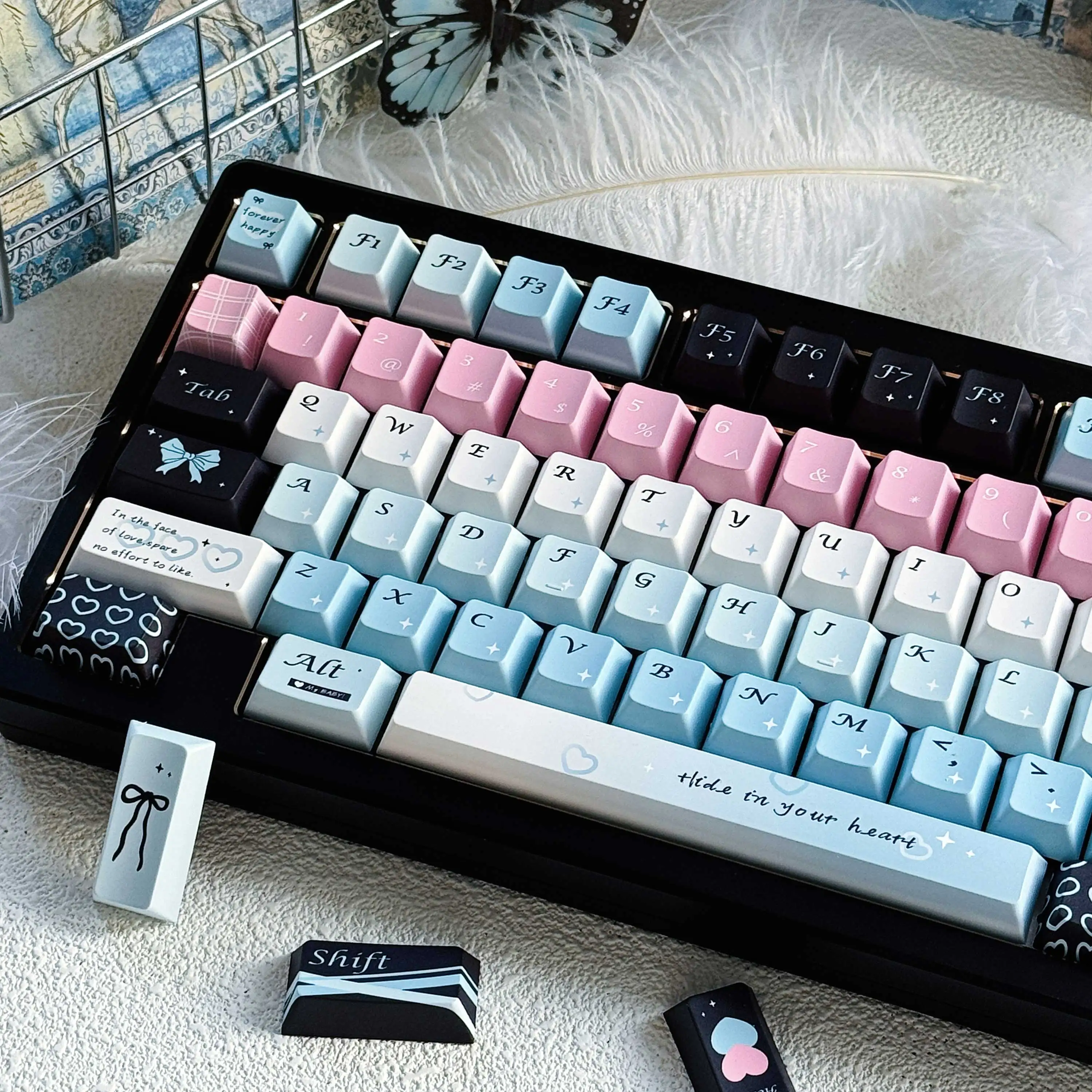 

Love Sea Breeze Original Keycaps PBT Sublimation Original Factory Highly Personalized Customized Keycaps Mechanical Keyboard Key