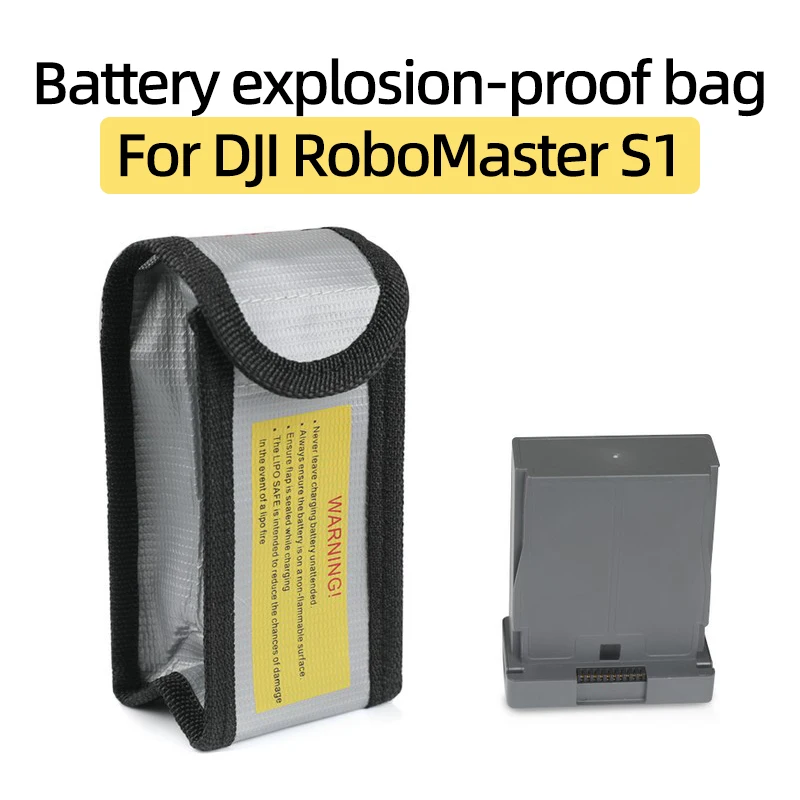 Dji bomaster s1用教育用ロボットバッテリー防爆バッグ安全収納ケース保護ボックスガードアクセサリー