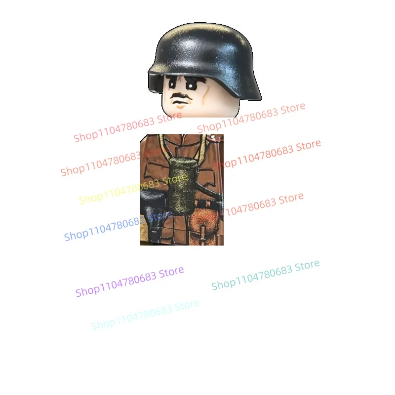 New MOC Minifigure Military Battlefield Generals, Commanders and Soldiers Toy Model Ornaments, Holiday Gifts