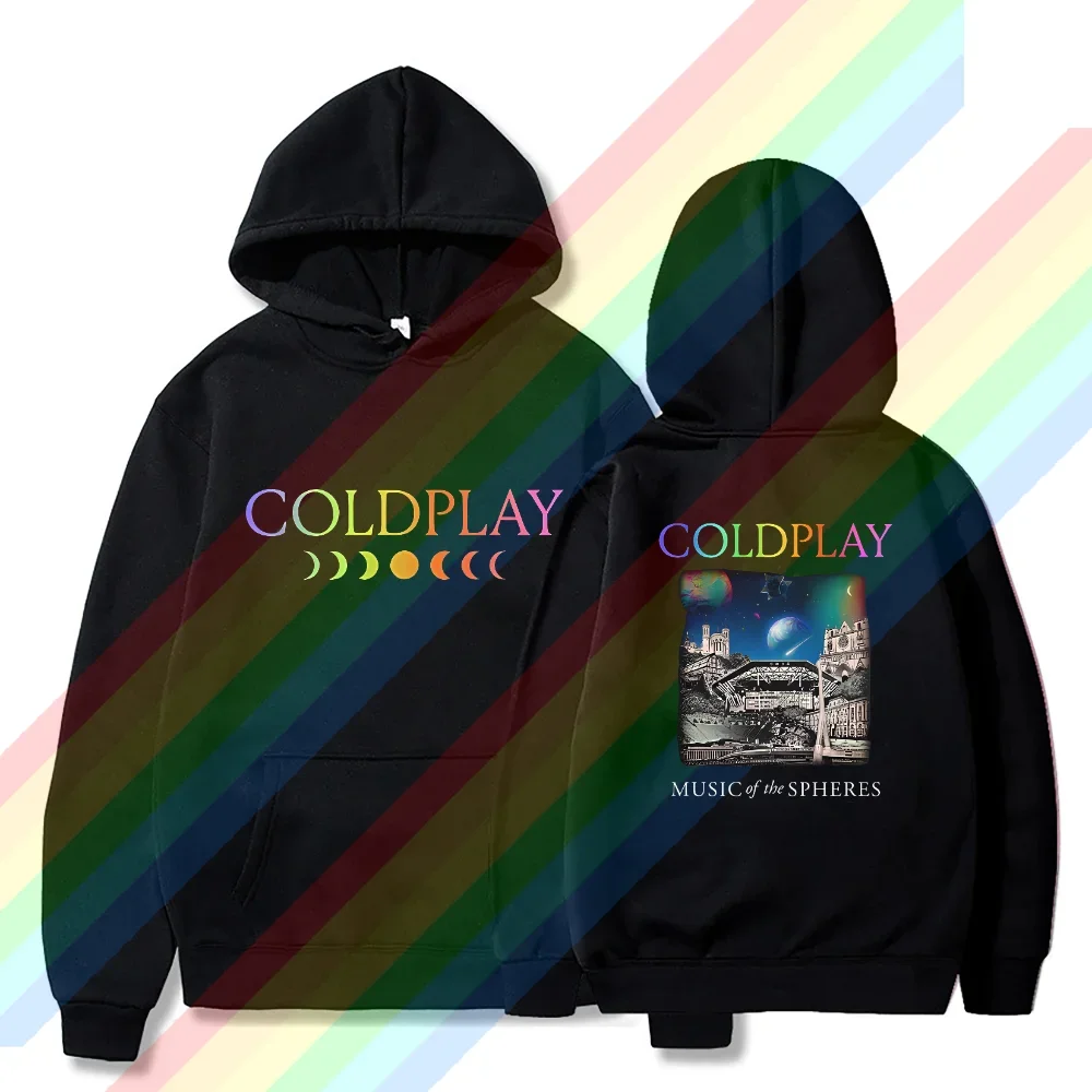 

2024 Oversized Essential Men Cold.Play Music of The Sphere.s Tour 2024 Hoodies Women Thermal Sportswear Long Sleeve Unisex S-3XL